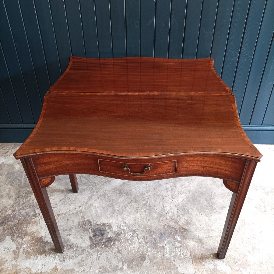 Antique George III Mahogany Tea Card Side Table (11).jpg